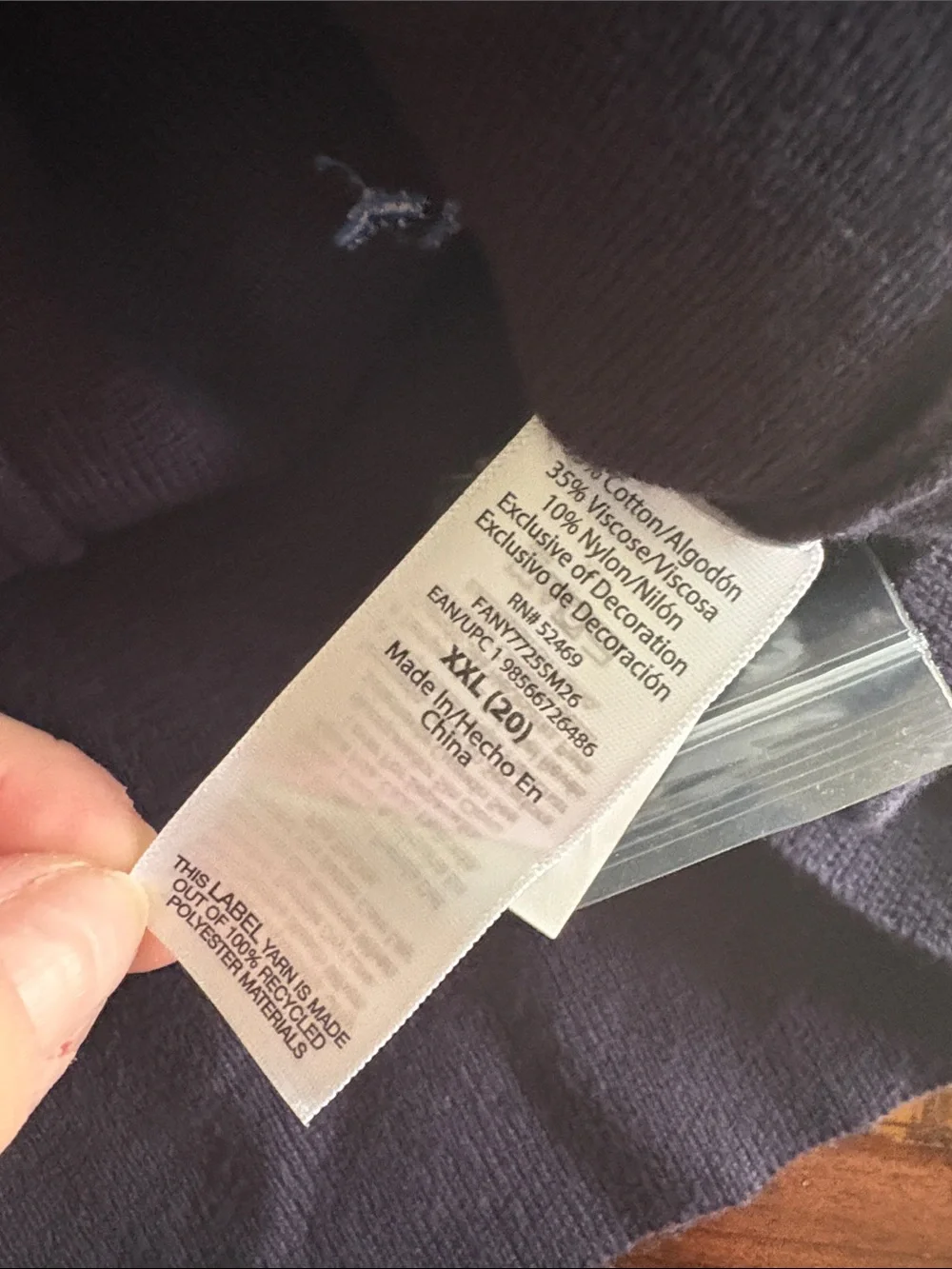NWT free assembly XXL 2X sailing sweater boating